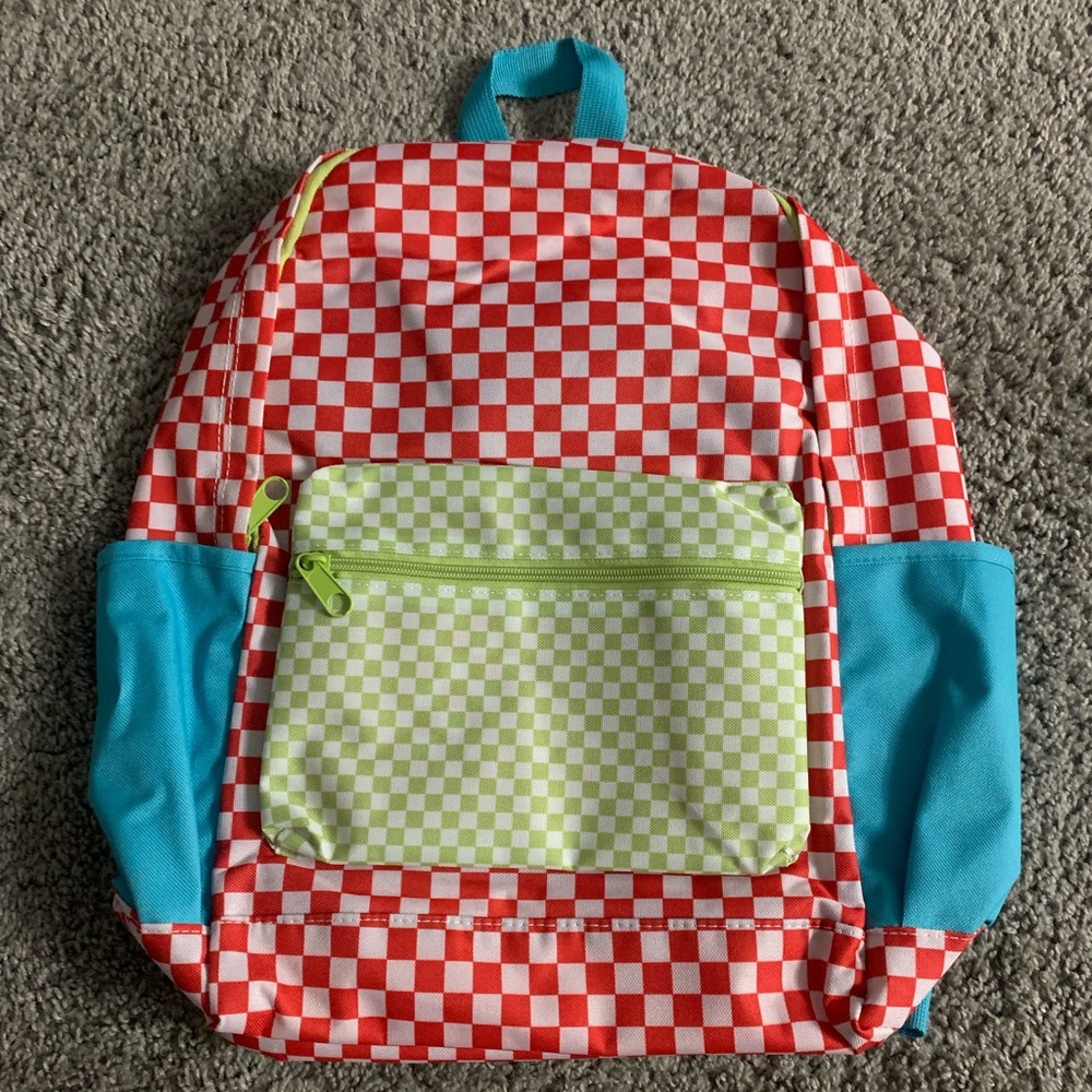 NO BOUNDARIES Women's Print Colorblock checker Backpack Multi Color